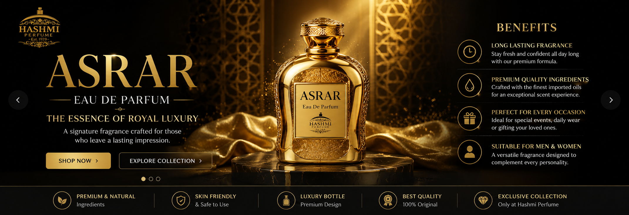 Hashmi Asrar Perfume benefits