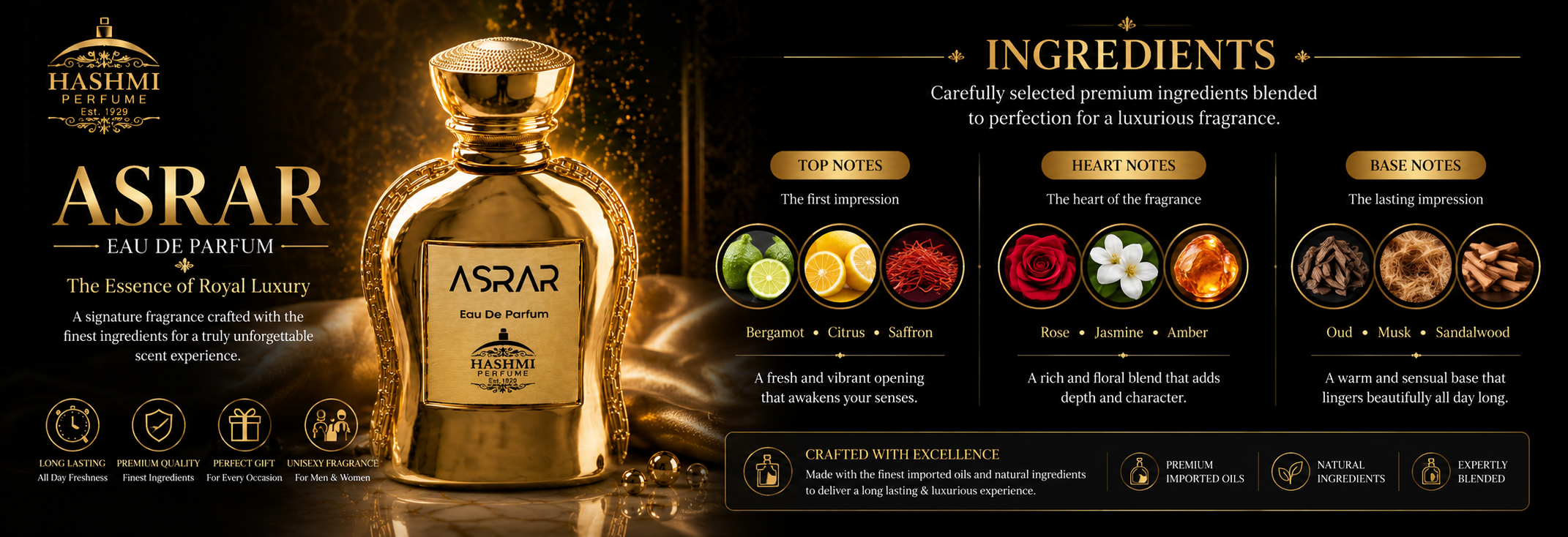 Hashmi Asrar Perfume ing